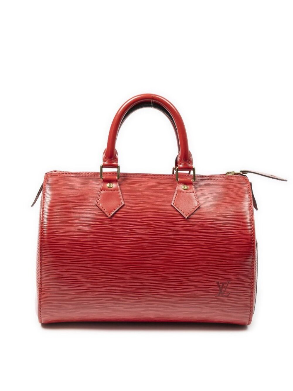 Louis Vuitton Speedy Red Epi Handbag